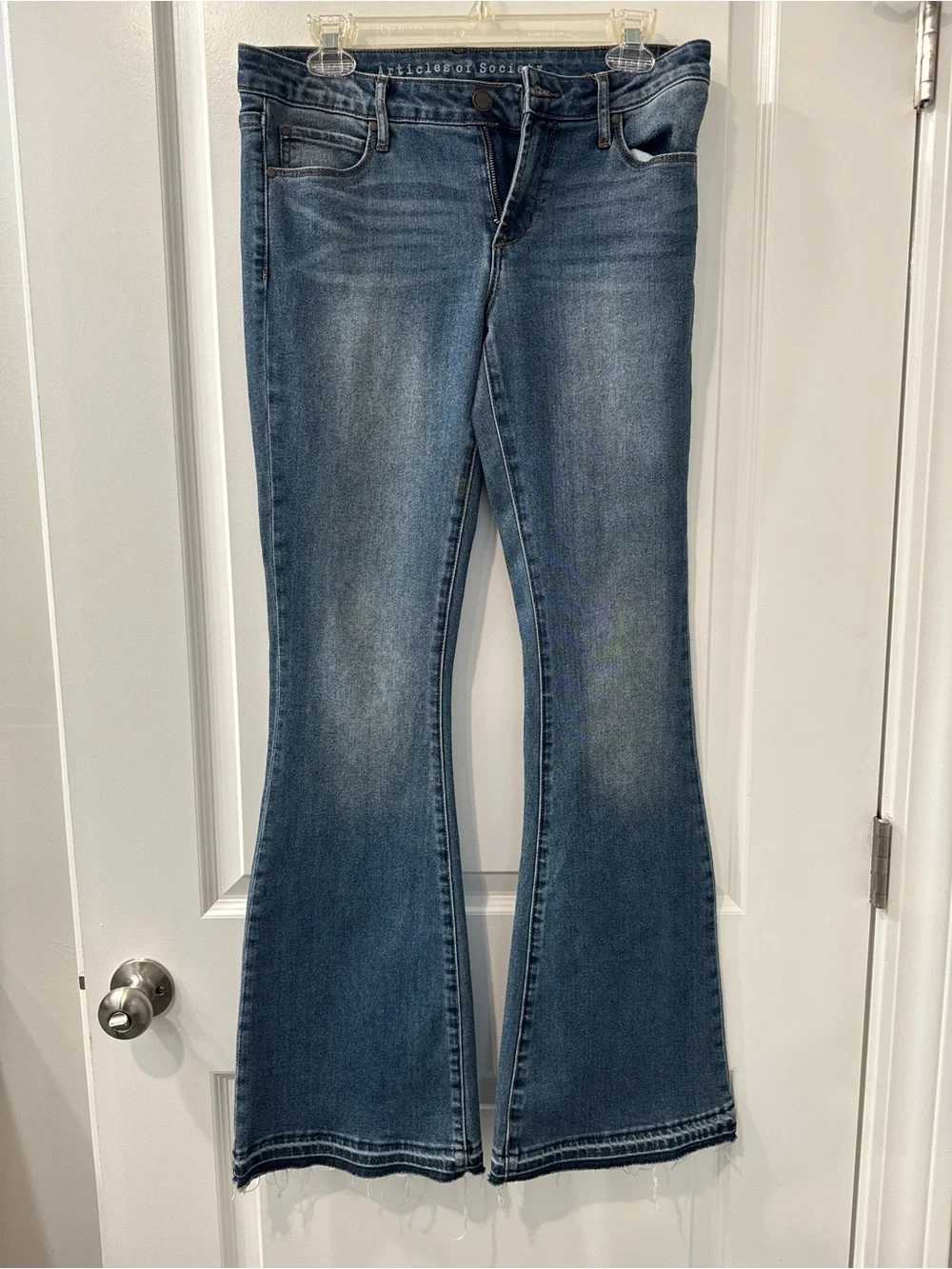 Articles Of Society Medium Blue Flare Jeans